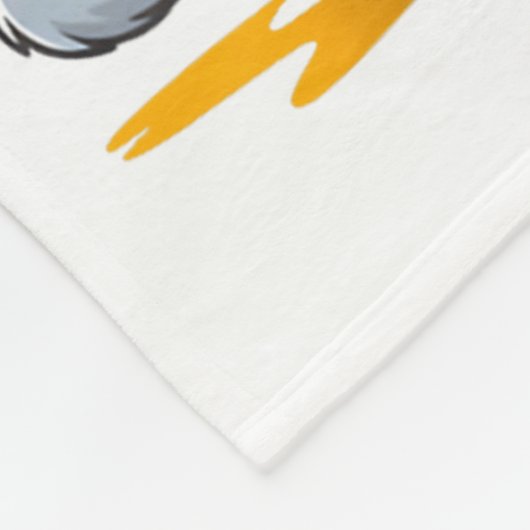 Trashed Panda New Year 2026 Funny Drunk Raccoon  Fleece Deken (Hoek)