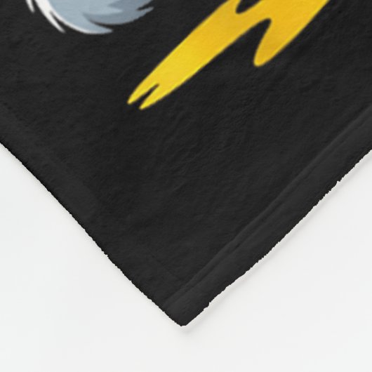 Trashed Panda New Year 2026 Funny Raccoon Design  Fleece Deken (Hoek)