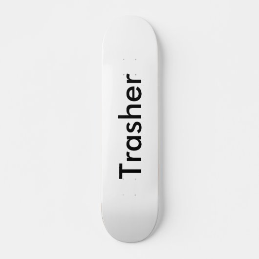 Trasher Board Persoonlijk Skateboard (Voorkant)