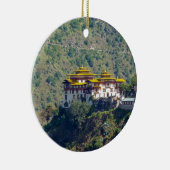 Trashigang Dzong - Oostelijk Bhutan Keramisch Ornament (Rechts)