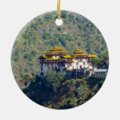 Trashigang Dzong - Oostelijk Bhutan Keramisch Ornament (Achterkant)