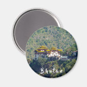 Trashigang Dzong - Oostelijk Bhutan Magneet (Voorkant / Achterkant)