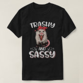 Trashy en Sassy Funny Possum T-shirt (Design voorkant)