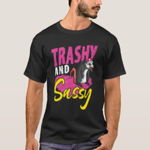 Trashy en Sassy Possum Vrouwen Opossum T-shirt