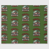 Trashy Redneck Kerstmis Cadeaupapier (Vlak)