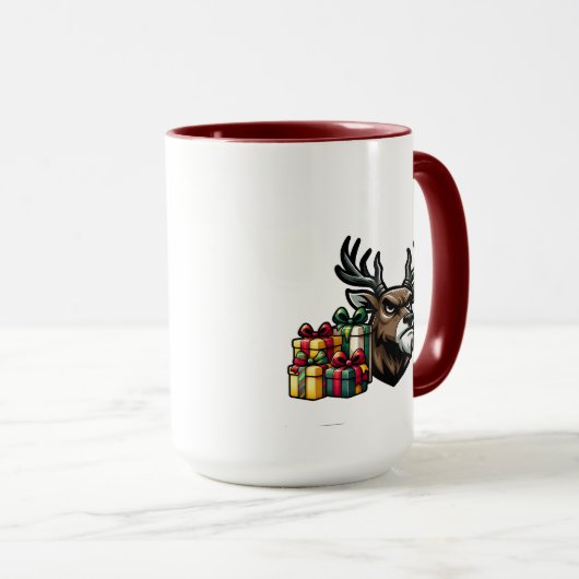 Trashy Redneck Kerstmis Mok (Voorkant rechts)