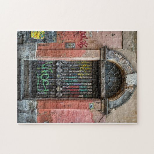 Trastevere deur, Rome Legpuzzel (Horizontaal)