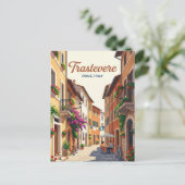 Trastevere Italië Briefkaart (Staand voorkant)
