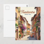 Trastevere Italië Briefkaart (Voorkant / Achterkant)