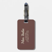 Trastevere Rome Bagagelabel (Achterkant verticaal)