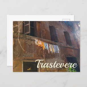 Trastevere Rome Feestdagenkaart