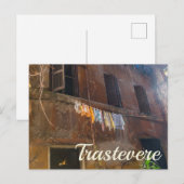 Trastevere Rome Feestdagenkaart (Voorkant / Achterkant)