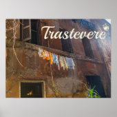 Trastevere Rome Poster (Voorkant)