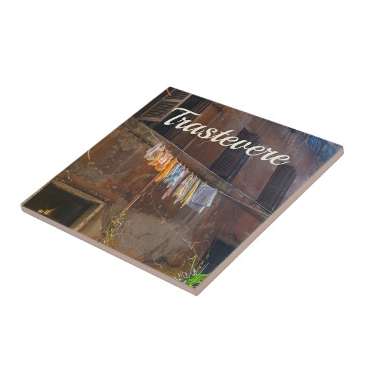 Trastevere Rome Tegeltje (Zijkant)