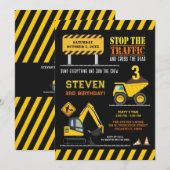 Trauck Birthday Boys Kaart (Voorkant / Achterkant)