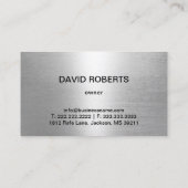 Trauck Company Professional Transport Driver Visitekaartje (Achterkant)