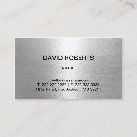 Trauck Company Professional Transport Driver Visitekaartje (Achterkant)