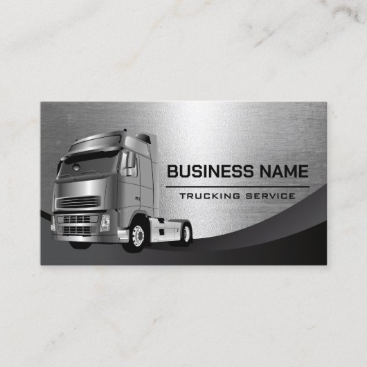 Trauck Company Professional Transport Driver Visitekaartje (Voorkant)