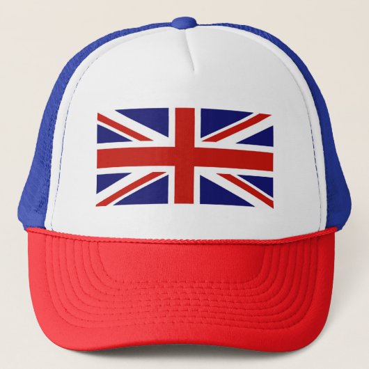 Traucker Hat/Britse vlag Trucker Pet (Voorkant)