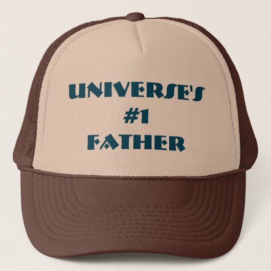 Traucker Hat van de eerste vader van het universum Trucker Pet (Voorkant)