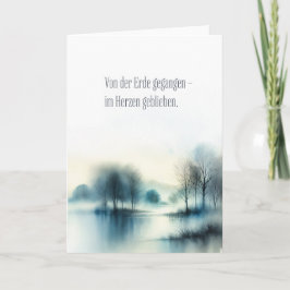 Trauerkarte "im Herzen geblieben" Kaart