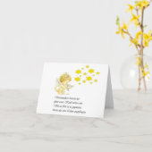 trauerkarte sternenkinder kaart (Gele Bloem)