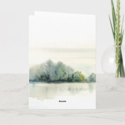 Trauerkarte "Zuhause" Aankondiging (Achterkant)