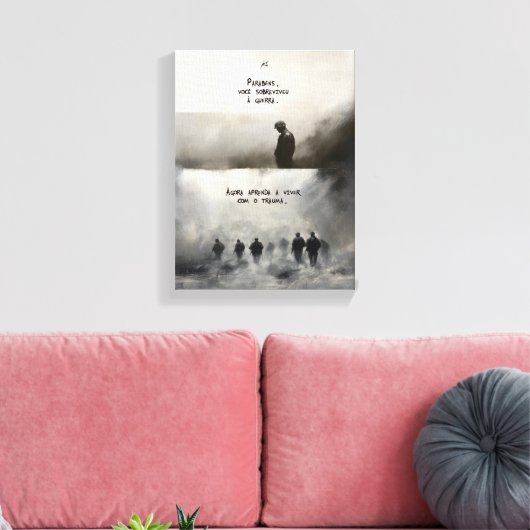 Trauma Canvas Afdruk (Insitu (Woonkamer))