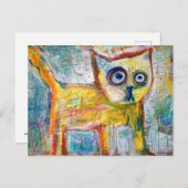 Trauma Cat Briefkaart (Voorkant / Achterkant)