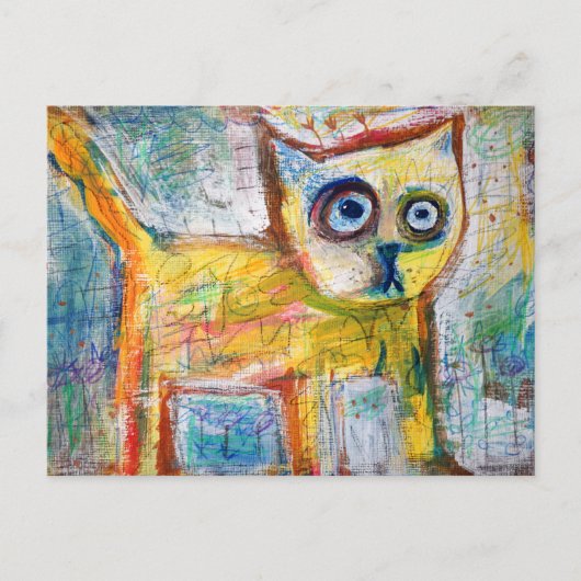 Trauma Cat Briefkaart (Voorkant)