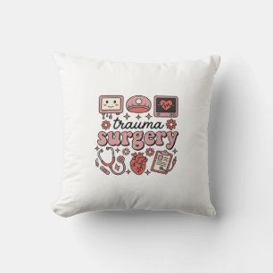 Trauma chirurgie vintage medische vector shirt ont kussen