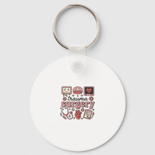 Trauma chirurgie vintage medische vector shirt ont sleutelhanger