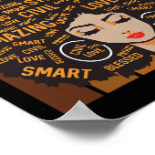 Trauma Icu Nurse Powerful Black History Month Blac Poster (Hoek)