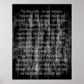 Trauma Informed Quotes Poster (Voorkant)