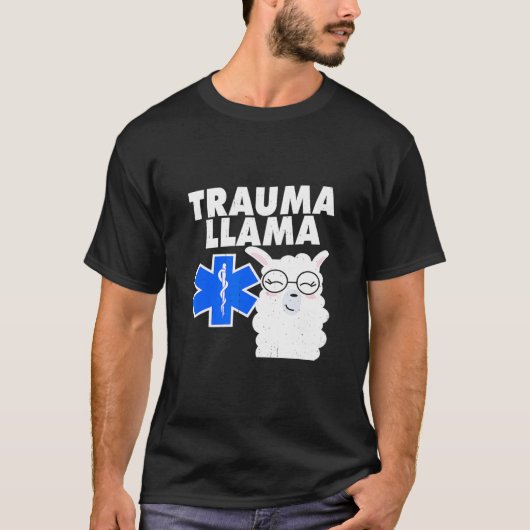 Trauma Lama Emt Ems T-shirt (Voorkant)