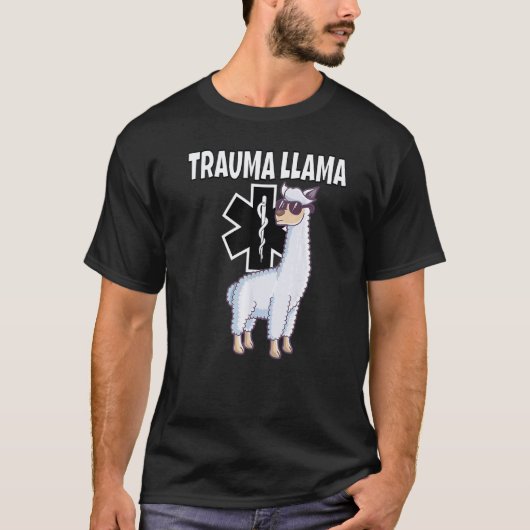 Trauma Lama Emt Medic Ems T-shirt (Voorkant)