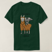 Trauma Llama Caduceus Design T-shirt (Design voorkant)