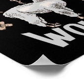 Trauma Llama EMT Design Medic EMS Alpaca Poster (Hoek)