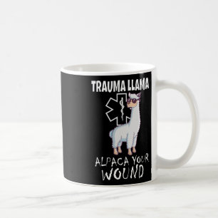 Trauma Llama Emt Design Medic Ems Alpaca Uw wond Koffiemok