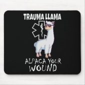 Trauma Llama Emt Design Medic Ems Alpaca Uw wond Muismat (Voorkant)