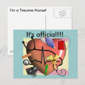 Trauma Nurse Art Gifts Briefkaart (Voorkant / Achterkant)