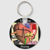 Trauma Nurse Art Gifts Sleutelhanger (Voorkant)