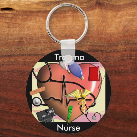 Trauma Nurse Art Gifts Sleutelhanger (Voorkant)