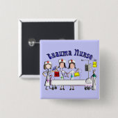 Trauma Nurse Gifts 3D Graphics Vierkante Button 5,1 Cm (Voorkant /achterkant)