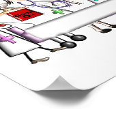 Trauma Nurse Poster—unieke 3D grafische kunst Poster (Hoek)