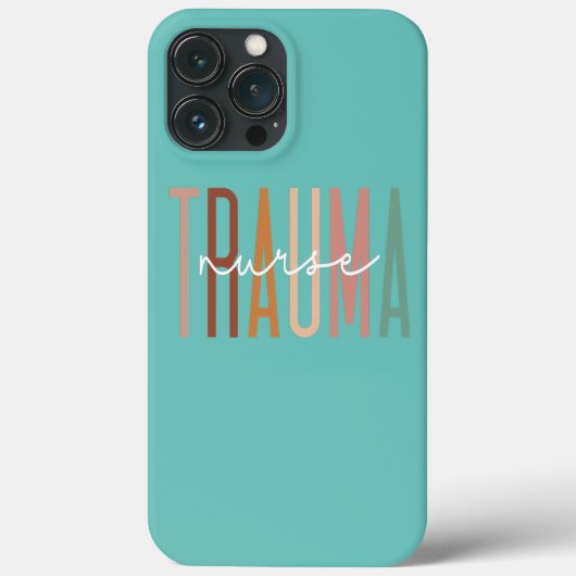 Trauma Nurse Psychiatrische verpleegkundige Noodtr Case-Mate iPhone Case (Achterkant)