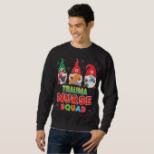 Trauma Nurse Squad Kerstmis Gnomes Ugly Sweater G (Voorkant volledig)