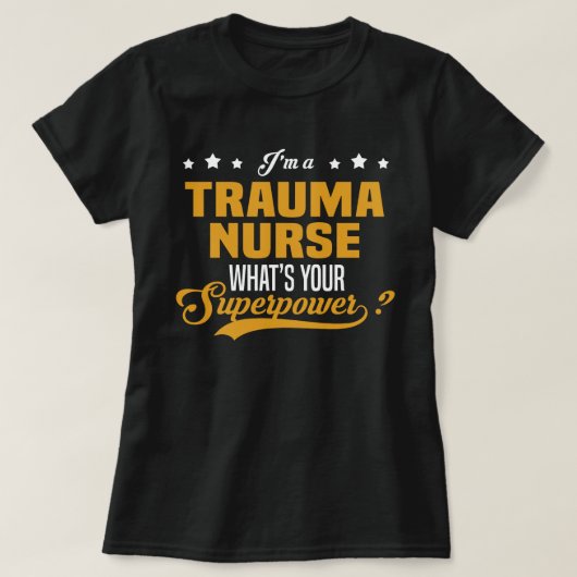 Trauma Nurse T-shirt (Design voorkant)