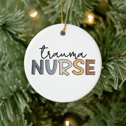 Trauma Nurse Trauma Nursing Keramisch Ornament (Boom)