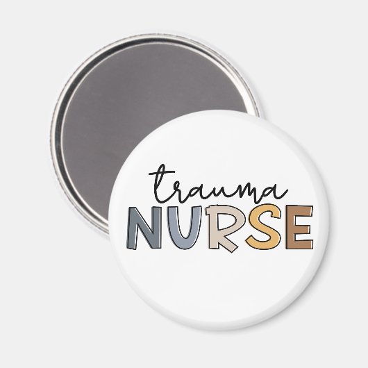 Trauma Nurse Trauma Nursing Magneet (Voorkant / Achterkant)